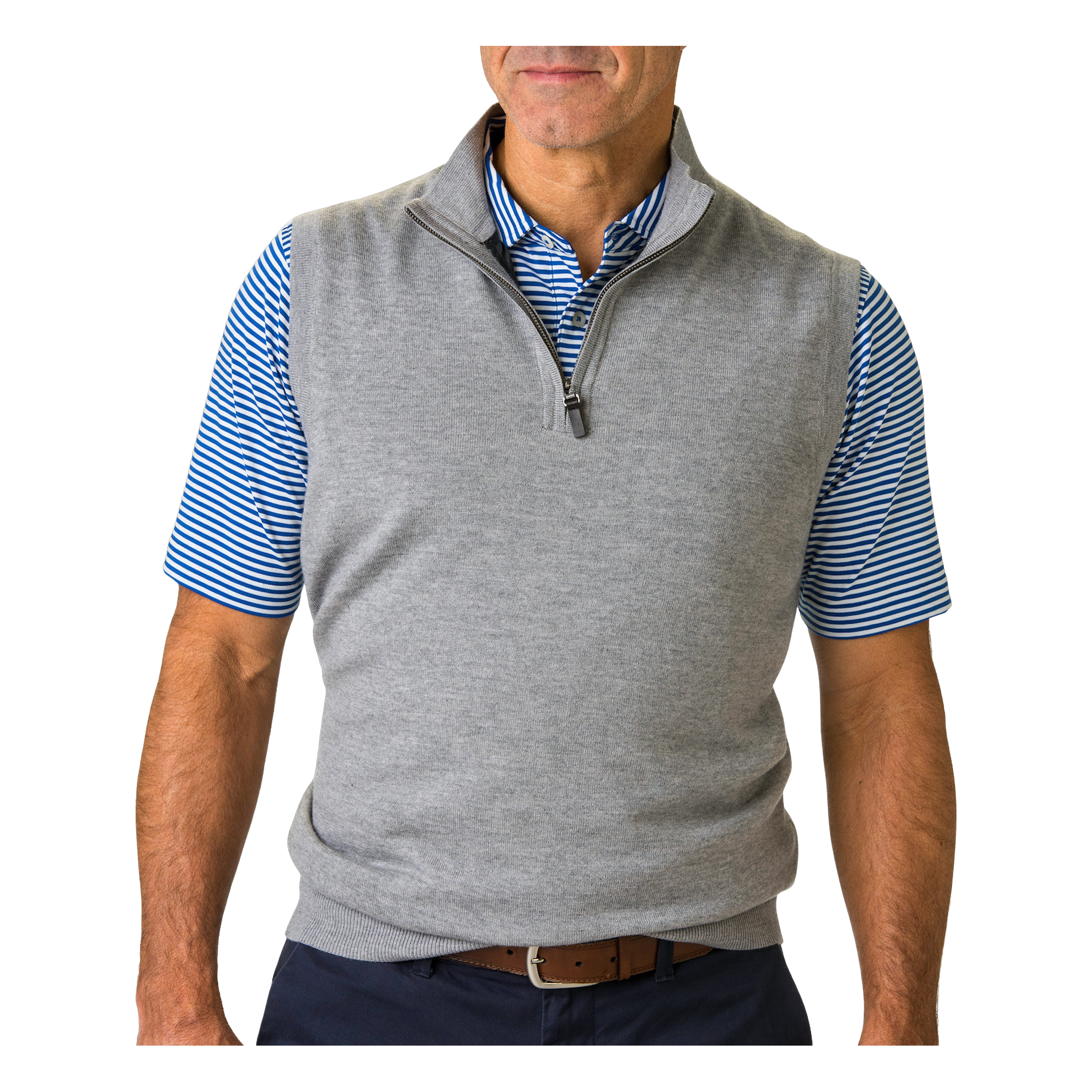 Baruffa Merino 1/4 Zip Windvest