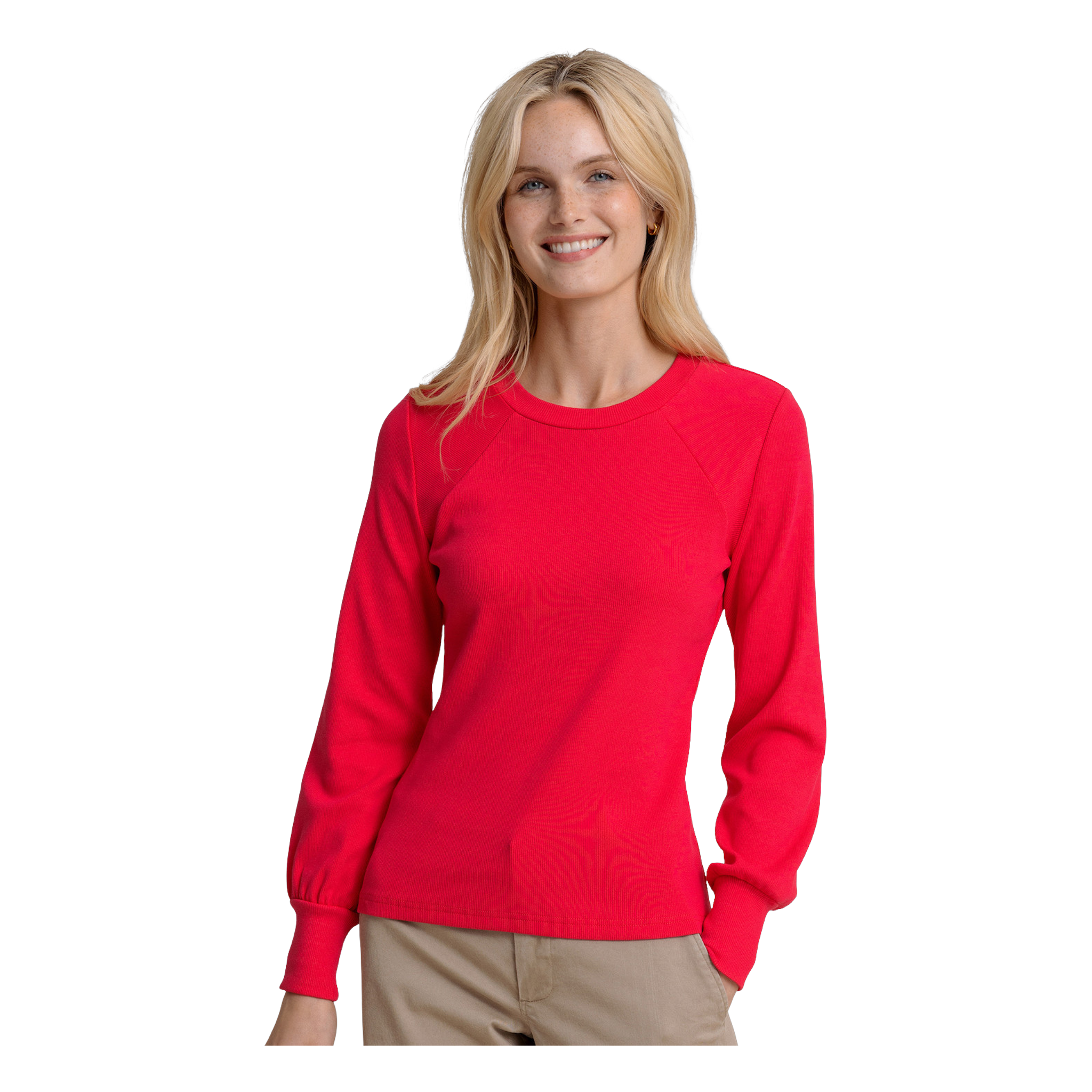 Molley Long Sleeve Rib Top