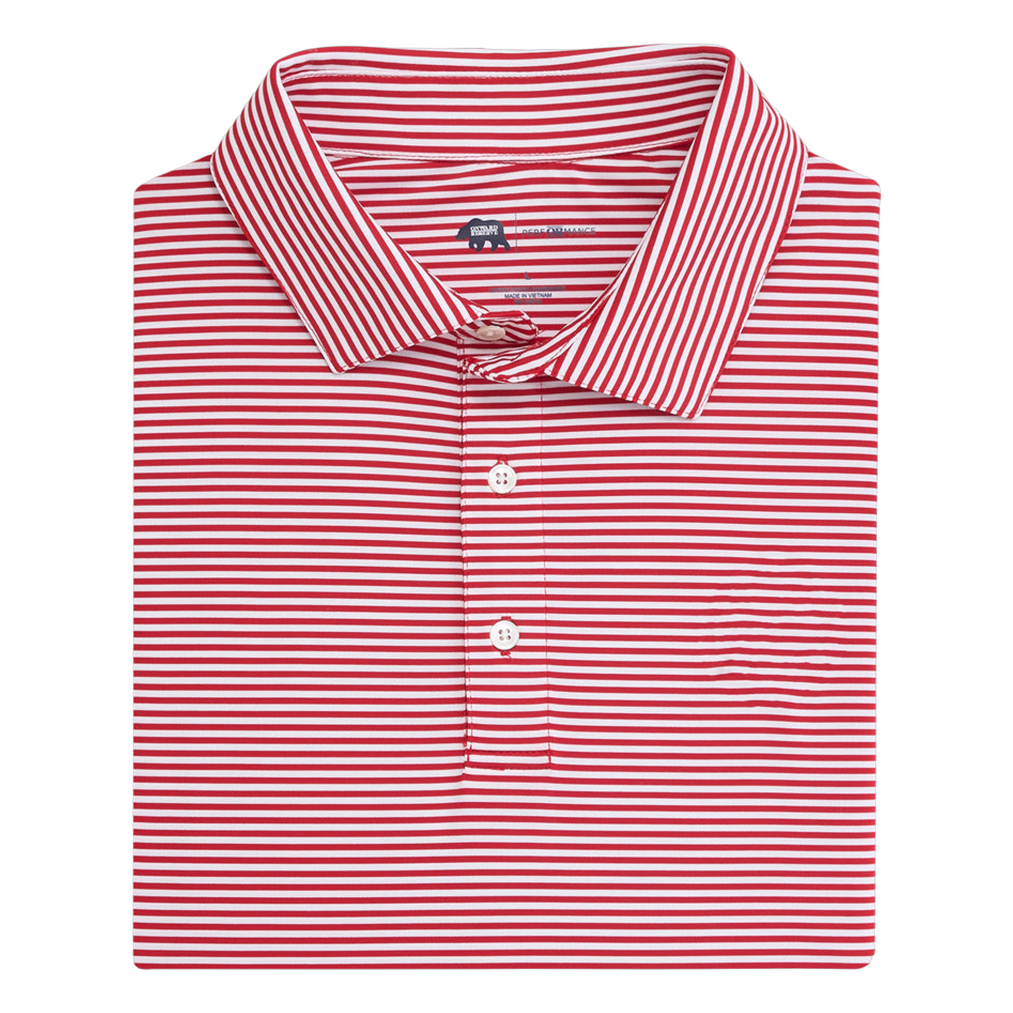 Echo Stripe Performance Polo