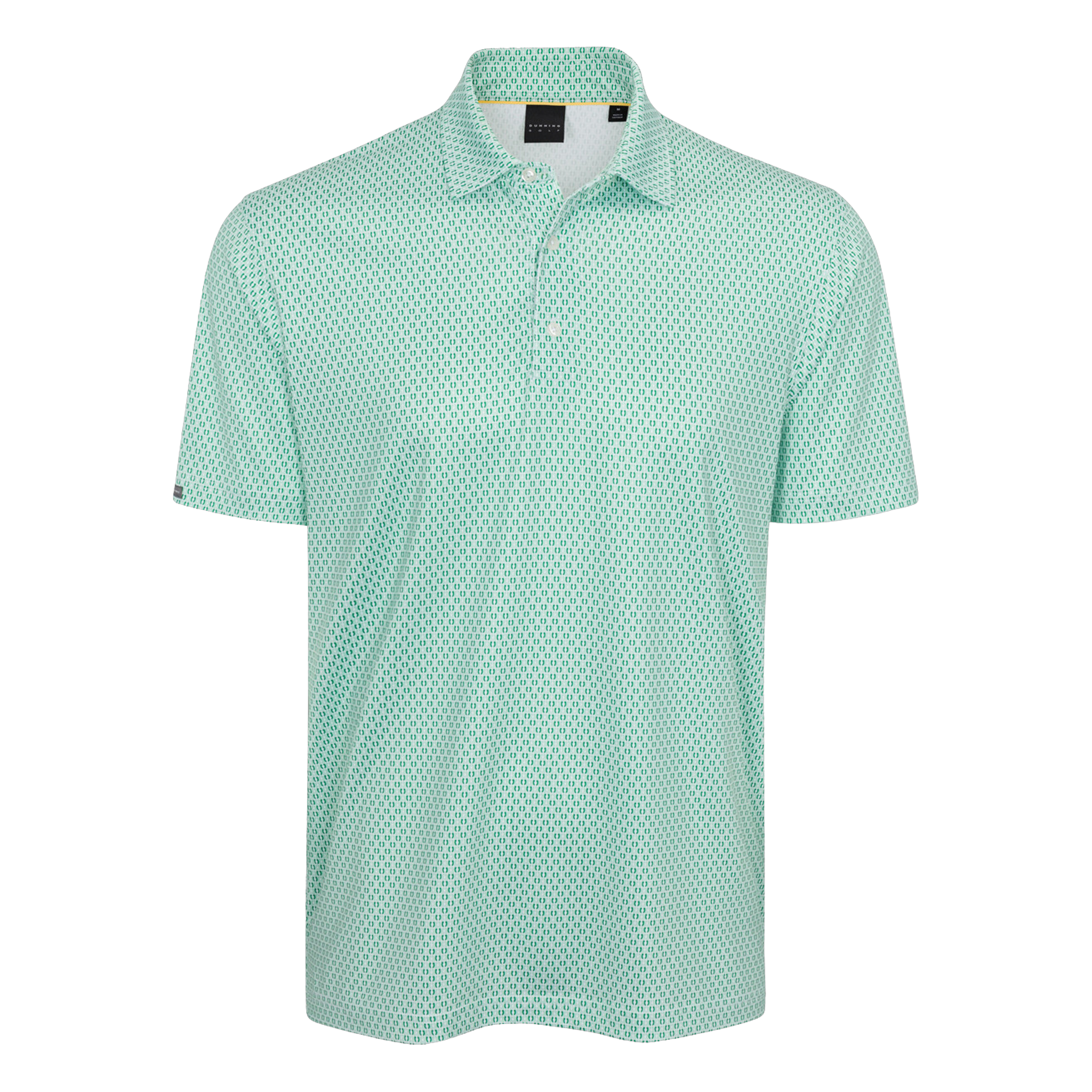 Monogram Print Performance Polo