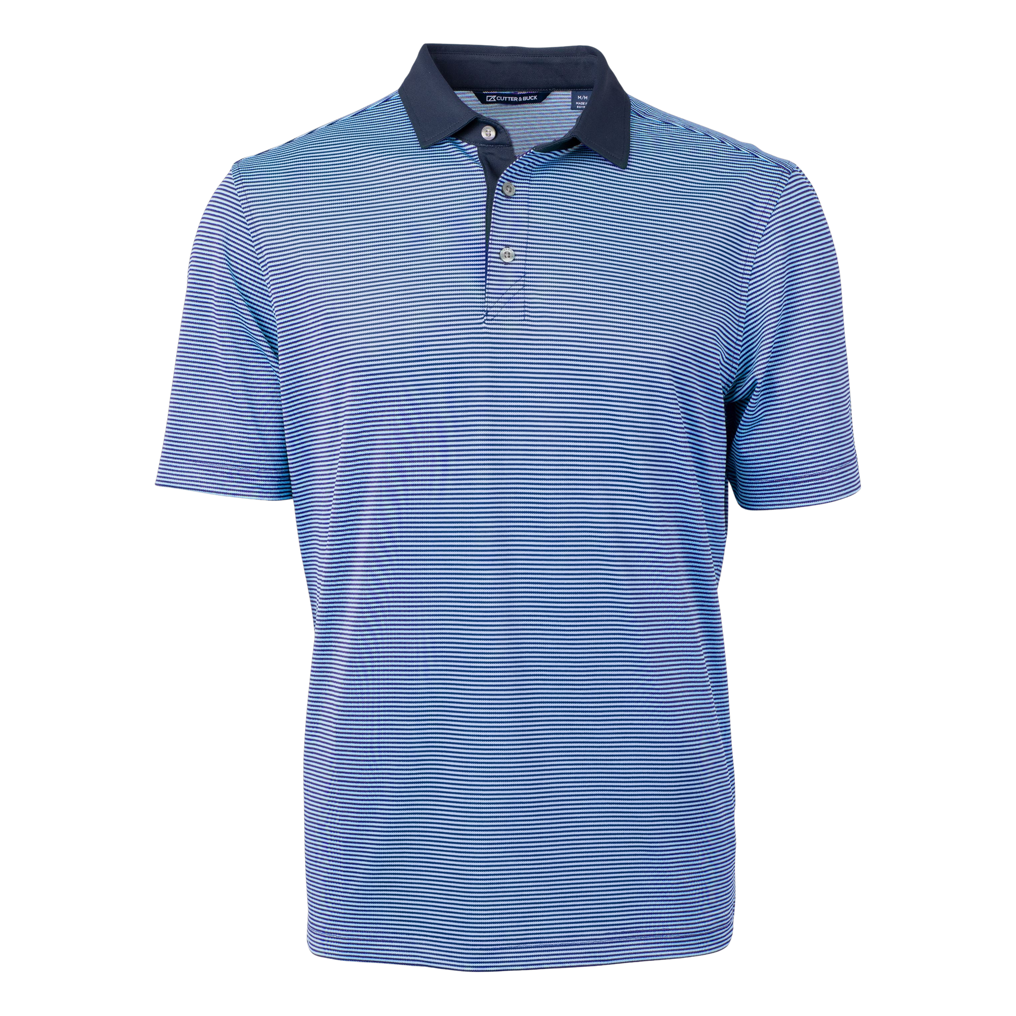 Virtue Pique Micro Stripe Polo