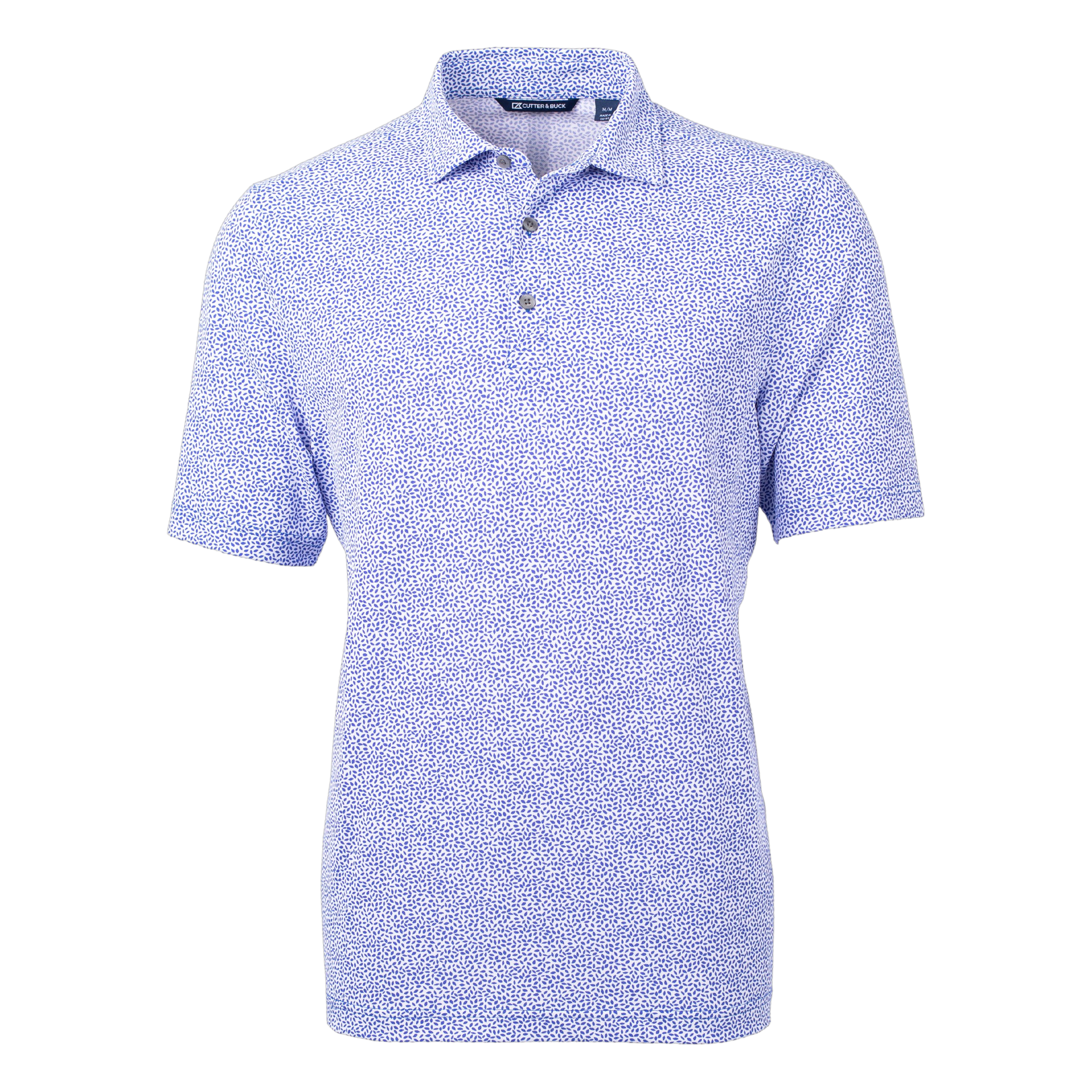 Pique Botanical Print Polo