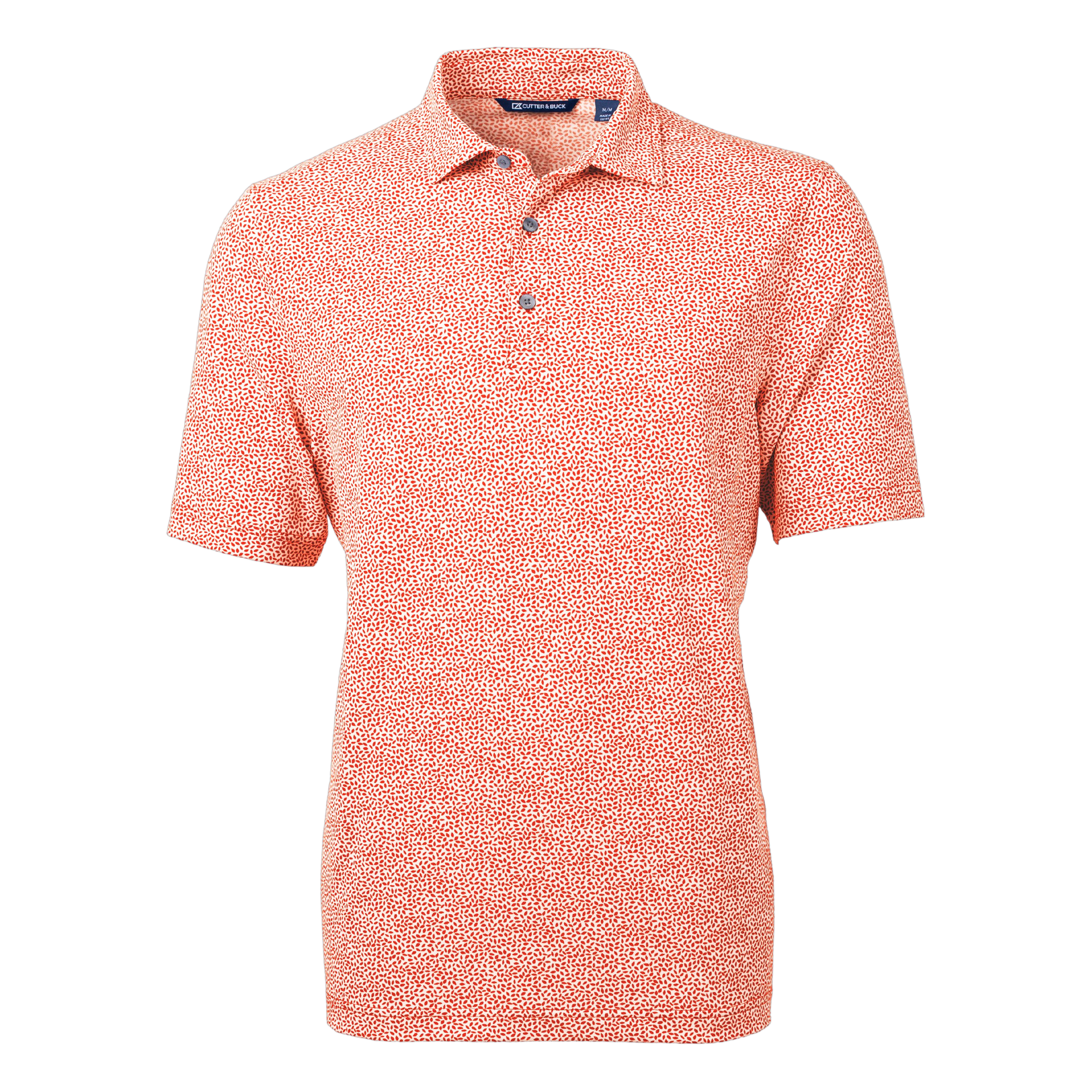 Pique Botanical Print Polo