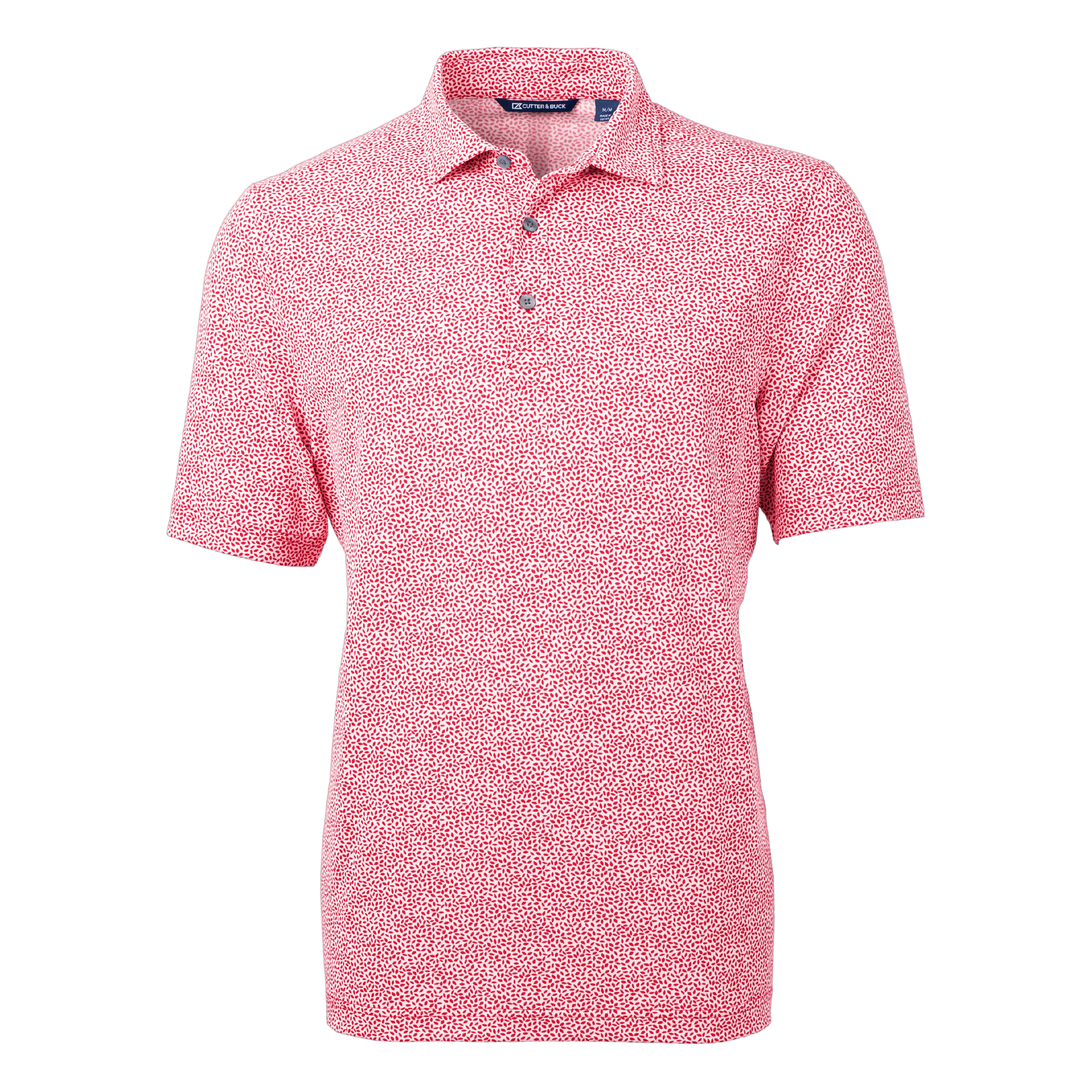 Pique Botanical Print Polo