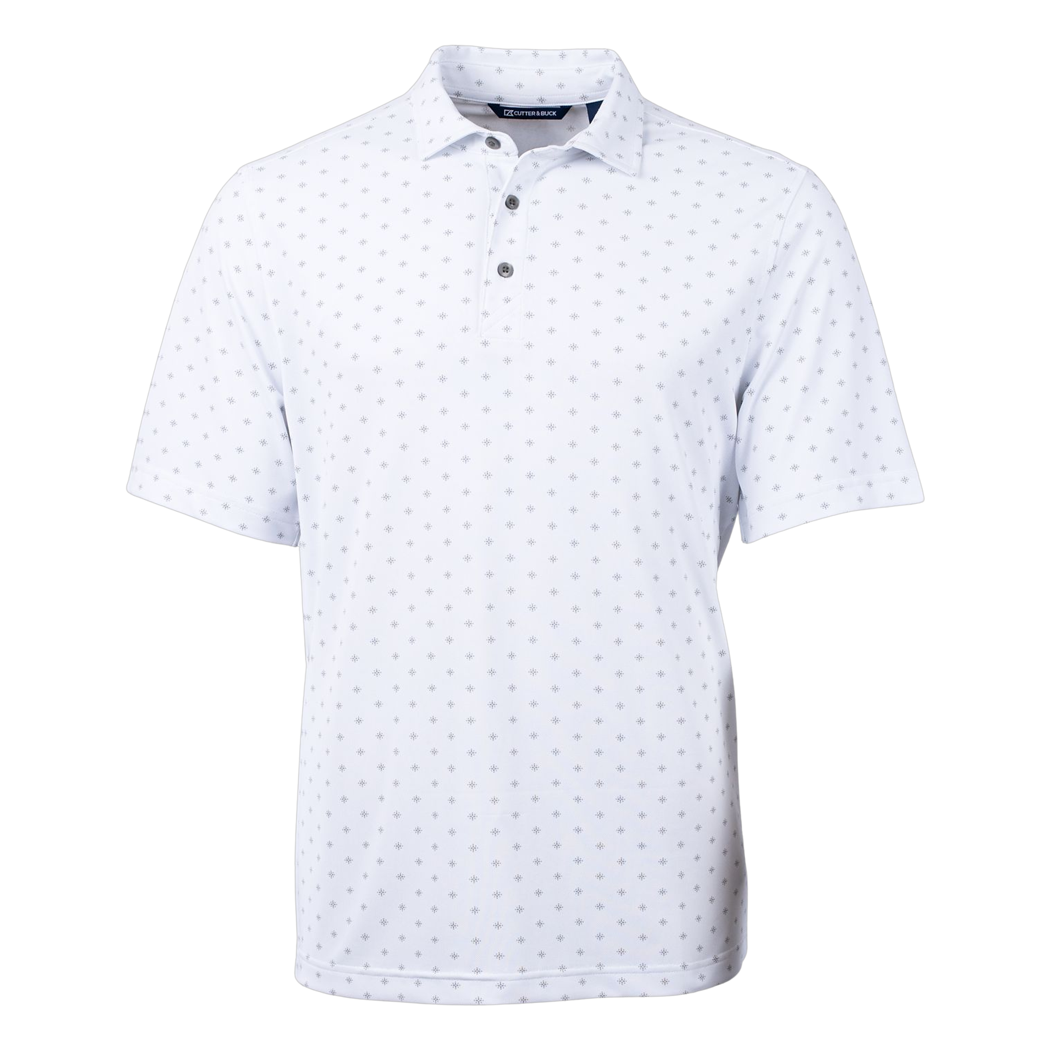 Eco Pique Tile Print Polo