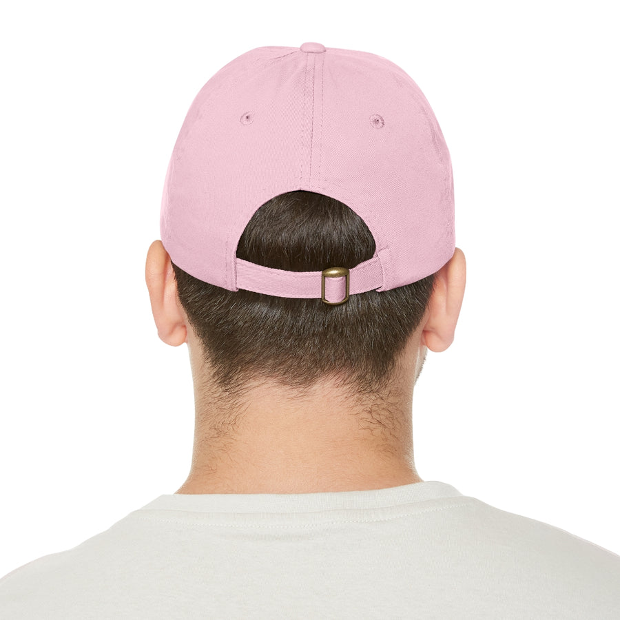 Woods Hole Dad Hat with Leather Patch